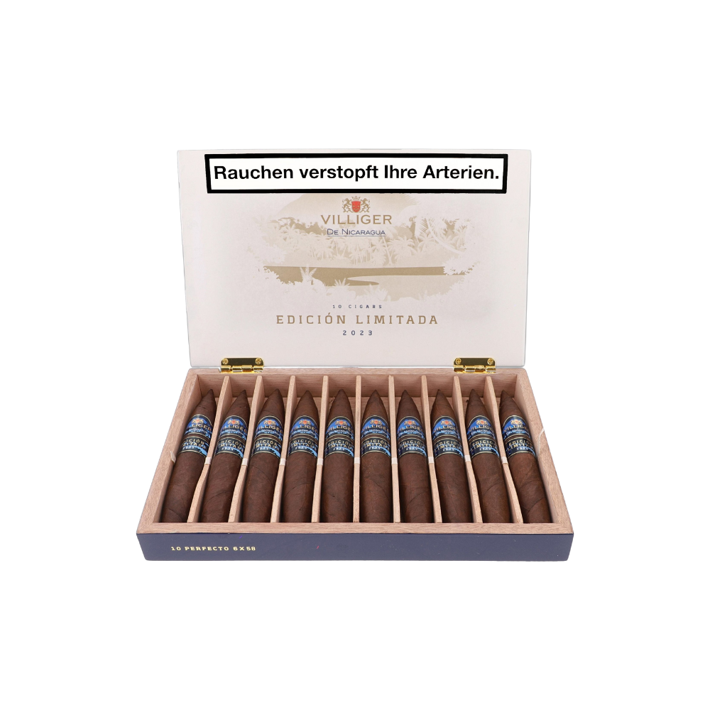 Villiger - de Nicaragua Edicion Limitada 2023 10 Perfecto 6x58