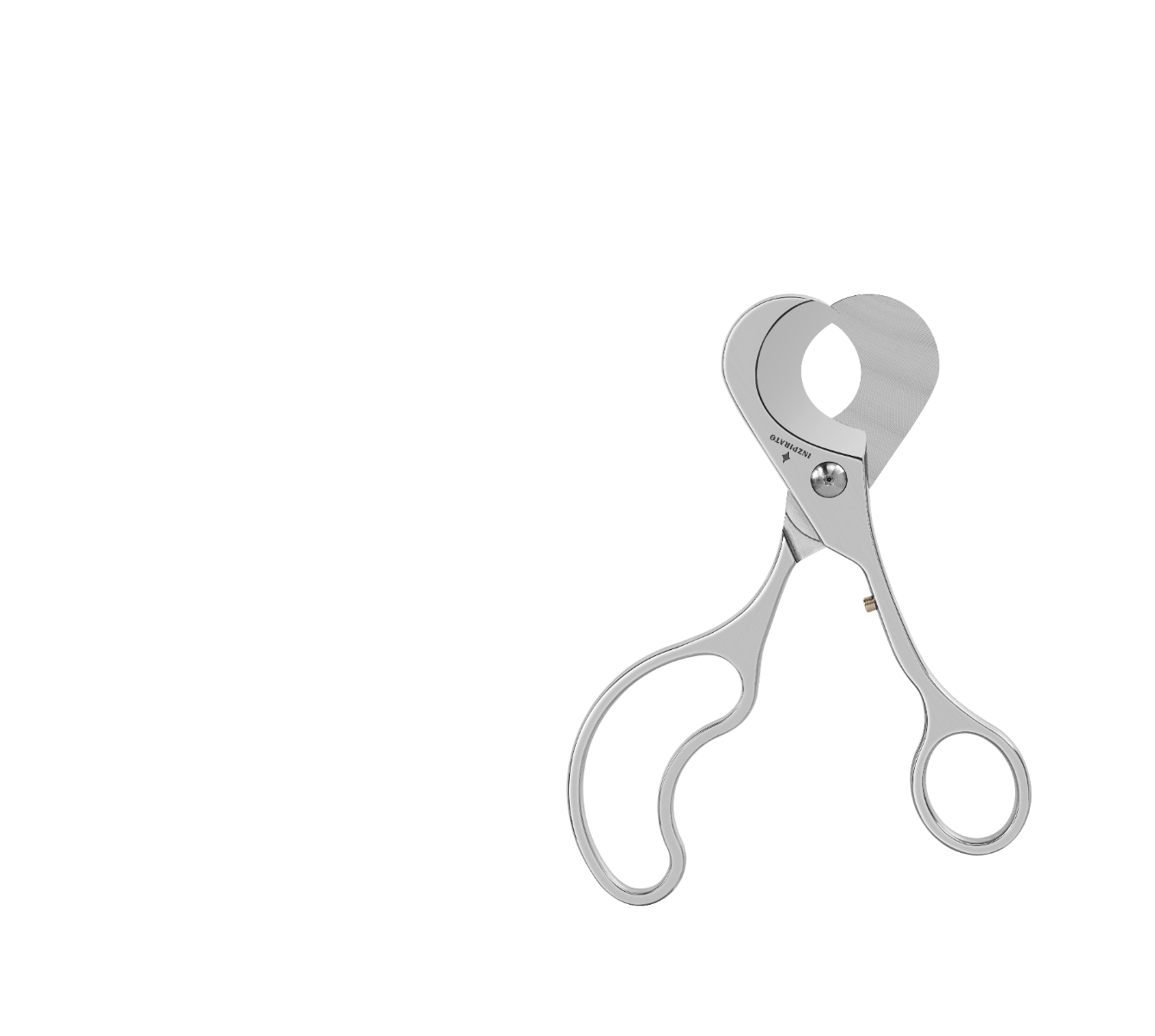 INZPIRATO Vajra 800 Series Scissors Cutter Glossy Silver