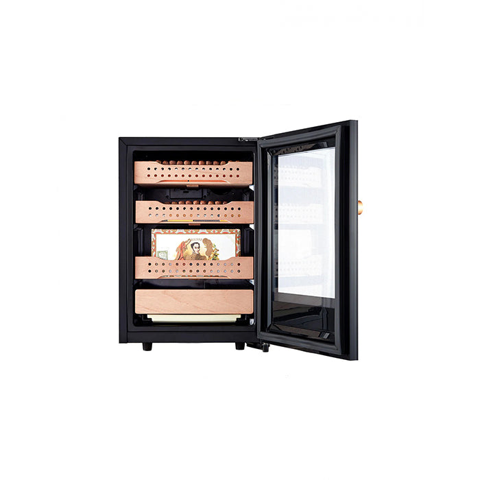 Afidano B1 Humidor-Schrank für bis zu 500 Zigarren – Außengehäuse aus Stahl