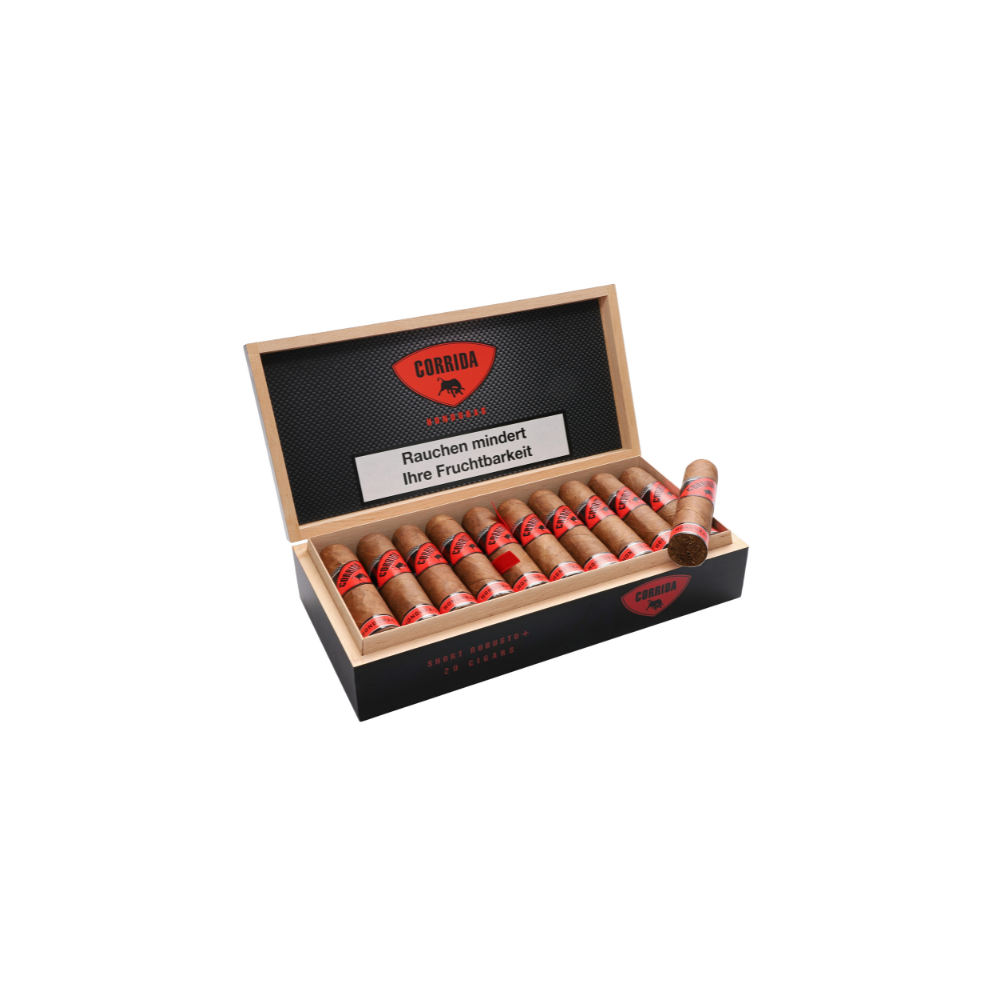 Corrida_Honduras_Short-Robusto__1x20_offen_DEGeneveBII-VJ_Robusto_Box_Open_WHPuroDominicanaPetitRobusto.png
