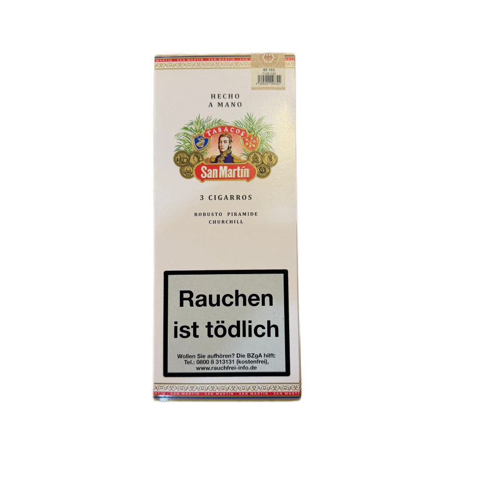 San Martín Sampler Robusto Piramide Churchill