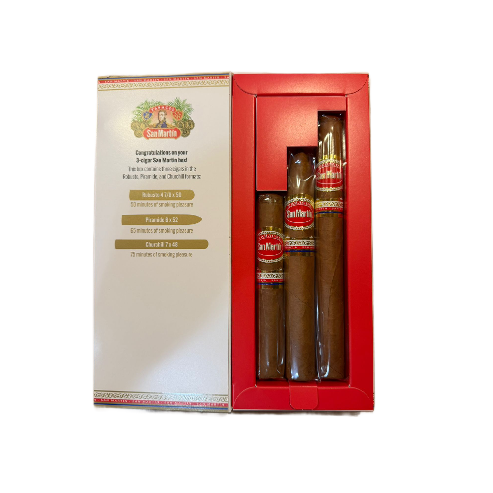 San Martín Sampler Robusto Piramide Churchill