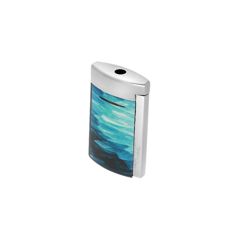 ST. Dupont Minijet Geode Blau/Chrome (010835)