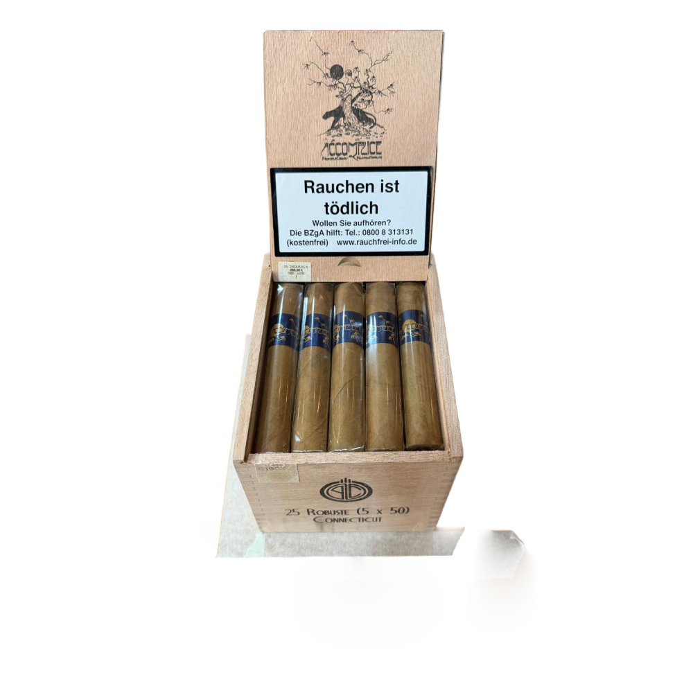 Principle Cigars Accomplice Blue Band Connecticut Robusto
