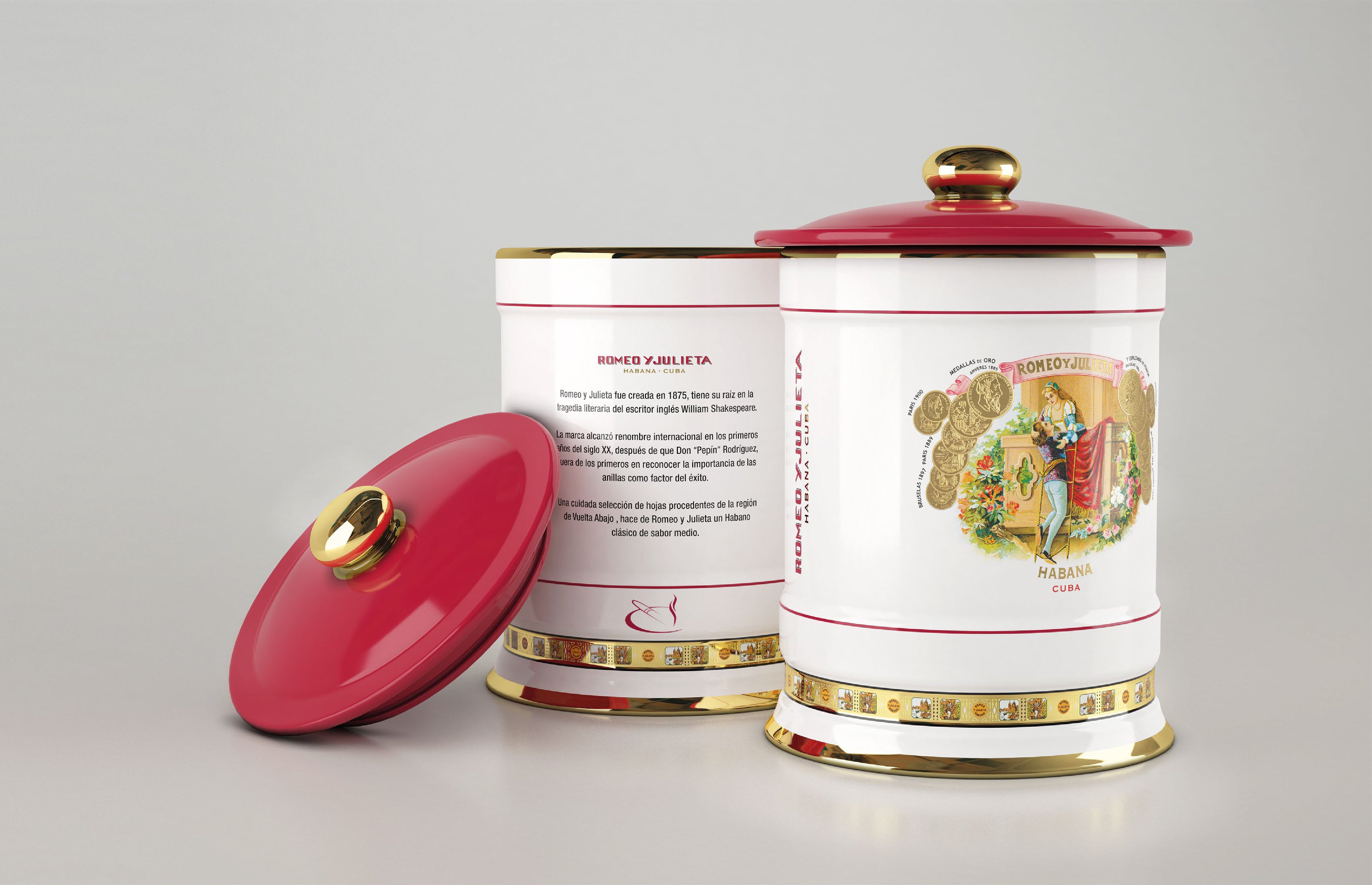 Romeo y Julieta Porzellanjar