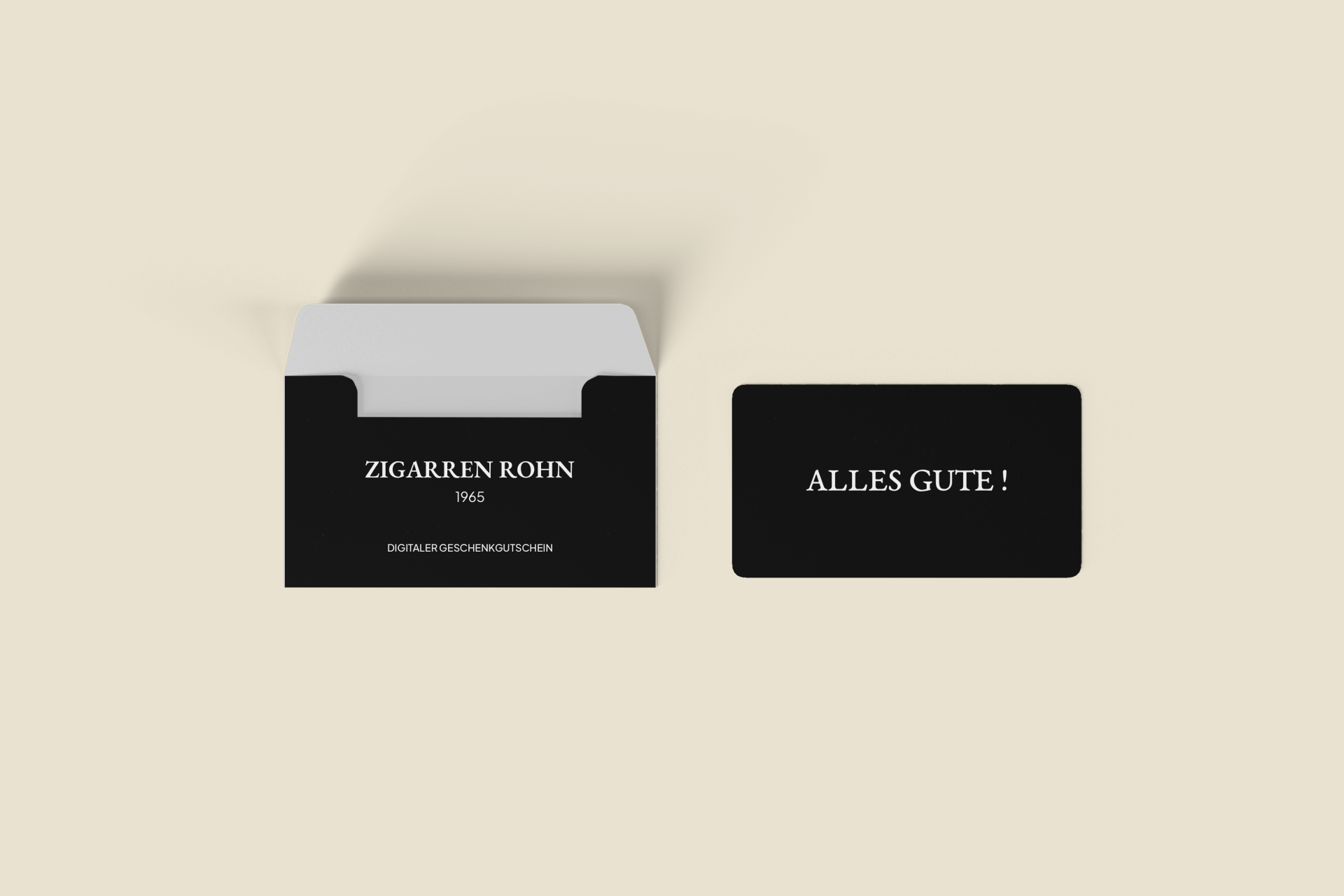ZIGARREN ROHN - Digitaler Gutschein (per Mail)