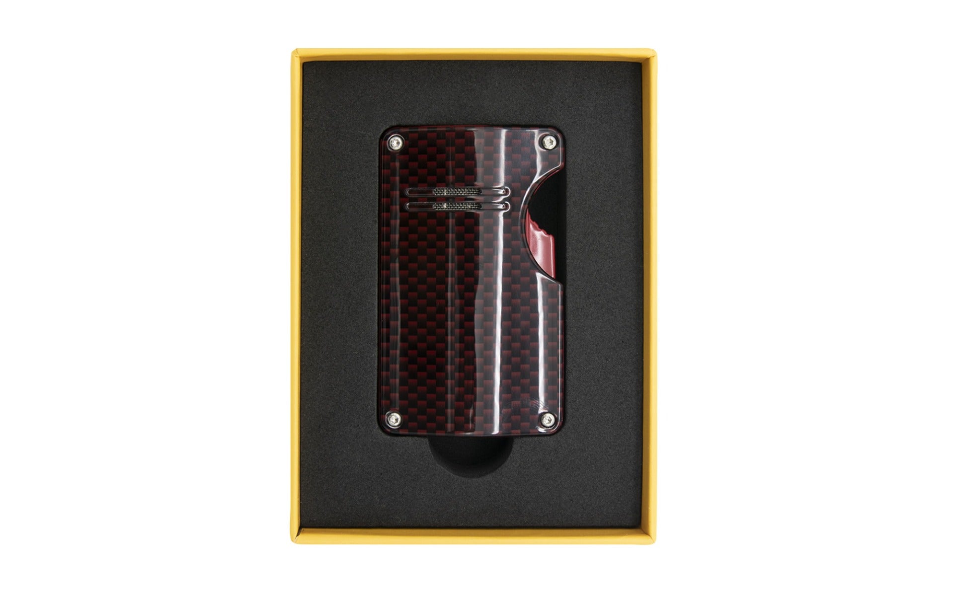 Inzpirato Fibra Carbono 3 Torch Lighter -Red