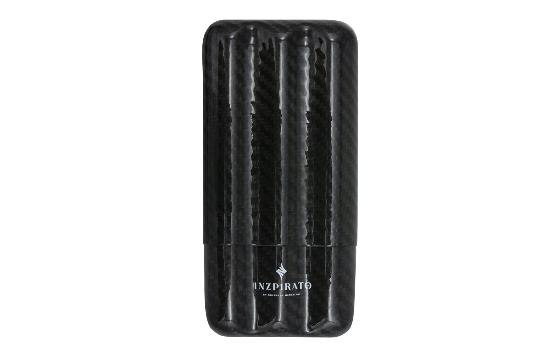 Inzpirato Fibra Carbono 3-Cigar Case- Black