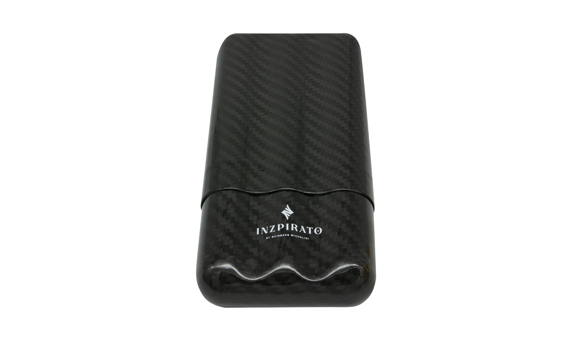 Inzpirato Fibra Carbono 3-Cigar Case- Black