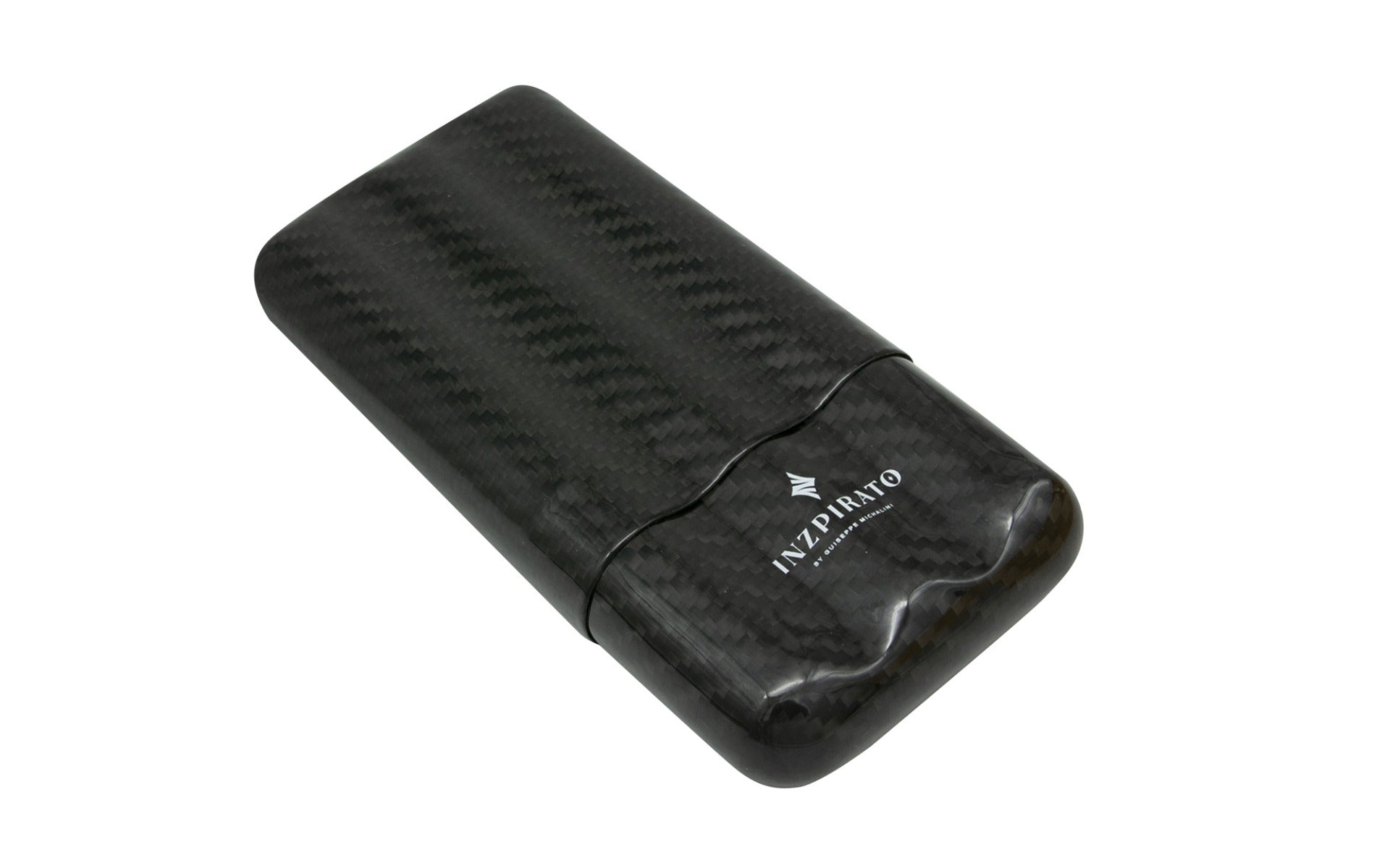 Inzpirato Fibra Carbono 3-Cigar Case- Black