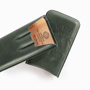 Fuente The OpusX Society OXS Spanischer Nabouk Leder Zigarrenetui El Verde / Grün