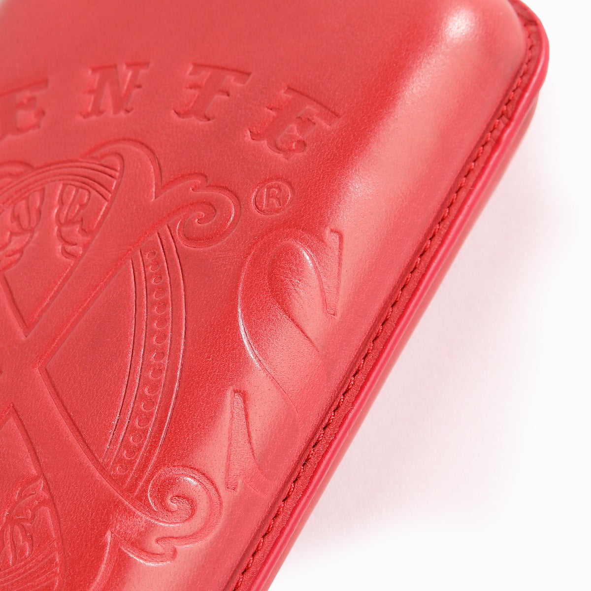 Fuente The OpusX Society OXS Spanischer Nobuk Leder Zigarrenetui- El Rojo Rot