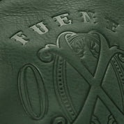 Fuente The OpusX Society Italian Ledersee Tasche in Braun/Olivegrün