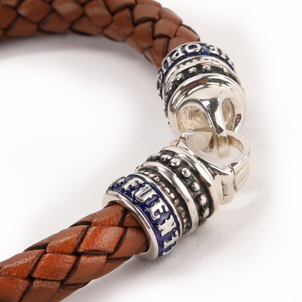 Fuente The OpusX Society Lederarmband Braun