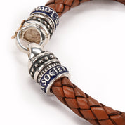 Fuente The OpusX Society Lederarmband Braun