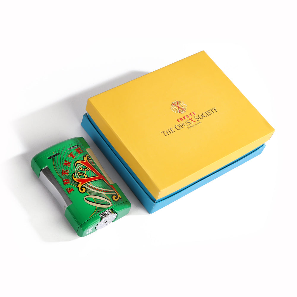 Fuente The OpusX Society OXS Feuerzeug Grün